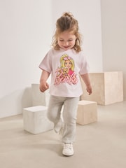 Pink Barbie Short Sleeve T-Shirt and Flare Set (3mths-7yrs) - Image 1 of 4