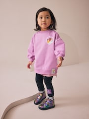 Purple Disney Princess Long Sleeve Mock Layer Top and Leggings Set (3mths-7yrs) - Image 1 of 11