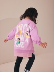 Purple Disney Princess Long Sleeve Mock Layer Top and Leggings Set (3mths-7yrs) - Image 3 of 11