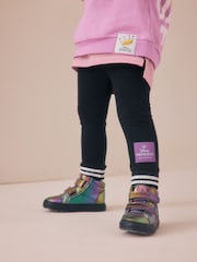 Purple Disney Princess Long Sleeve Mock Layer Top and Leggings Set (3mths-7yrs) - Image 5 of 11