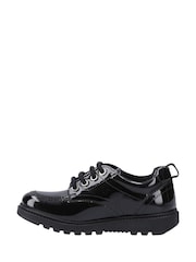 Hush Puppies Junior Keeley Lace-Up Patent School Black Shoes - Bild 2 von 5