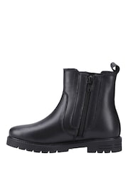 Hush Puppies Back To School Junior Liana Black Shoes - Image 4 of 5