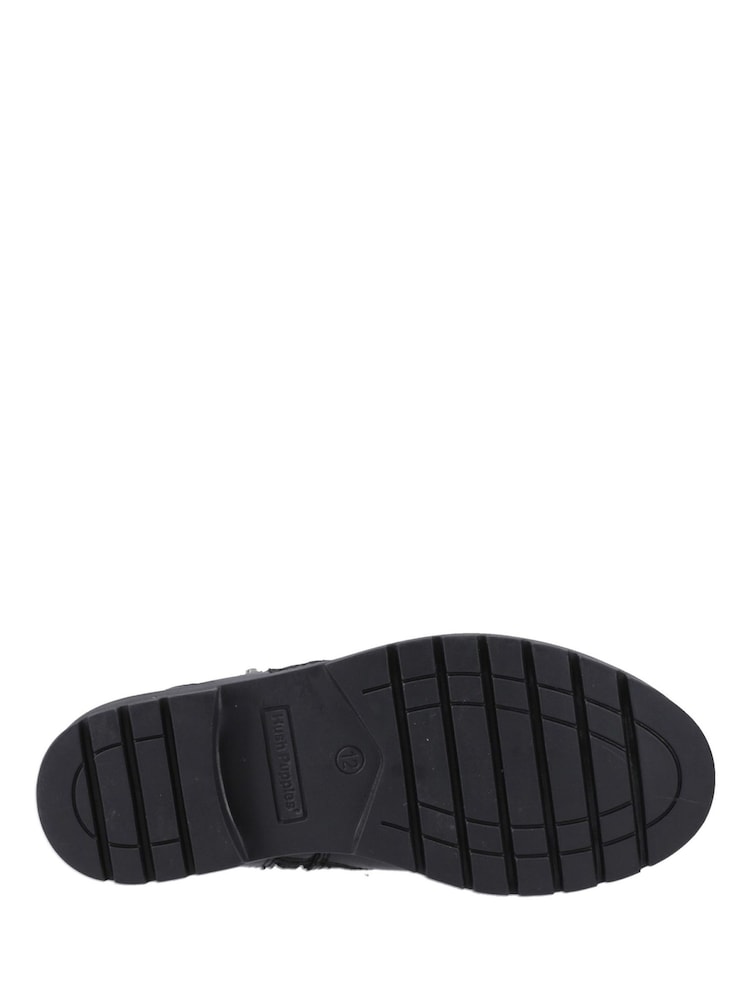 Hush Puppies Back To School Junior Liana Black Shoes - Image 5 of 5