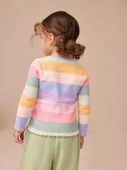 Rainbow Rib Long Sleeve T-Shirt (3mths-7yrs) - Image 3 of 7