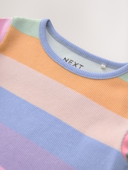 Rainbow Rib Long Sleeve T-Shirt (3mths-7yrs) - Image 7 of 7