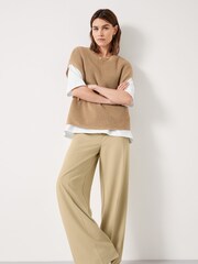 Hush Nude Samantha Wide Leg Trousers - Image 1 of 4
