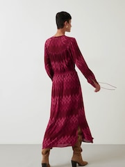 Hush Red Melodie Midi Dress - Image 3 of 5
