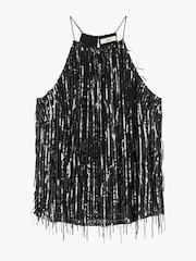 Hush Black Naomi Sequin Cami Top - Image 5 of 5