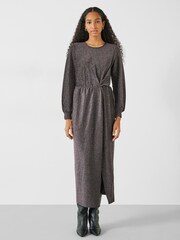 Hush Black Natasha Glitter Jersey Dress - Image 1 of 1