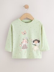 Green Fairy Long Sleeve T-Shirt (3mths-7yrs) - Image 4 of 7