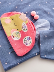 Navy Spot Ladybird Long Sleeve Bag T-Shirt (3mths-7yrs) - Image 7 of 7