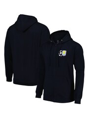 Fanatics Blue Aston Villa UEFA Champions League Full Zip Hoodie - Image 1 of 2