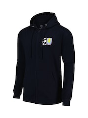 Fanatics Blue Aston Villa UEFA Champions League Full Zip Hoodie - Image 2 of 2