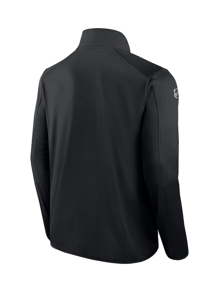 Fanatics NHL Chicago Blackhawks Authentic Pro Rink Full-Zip Fleece Black Jacket - Image 2 of 2