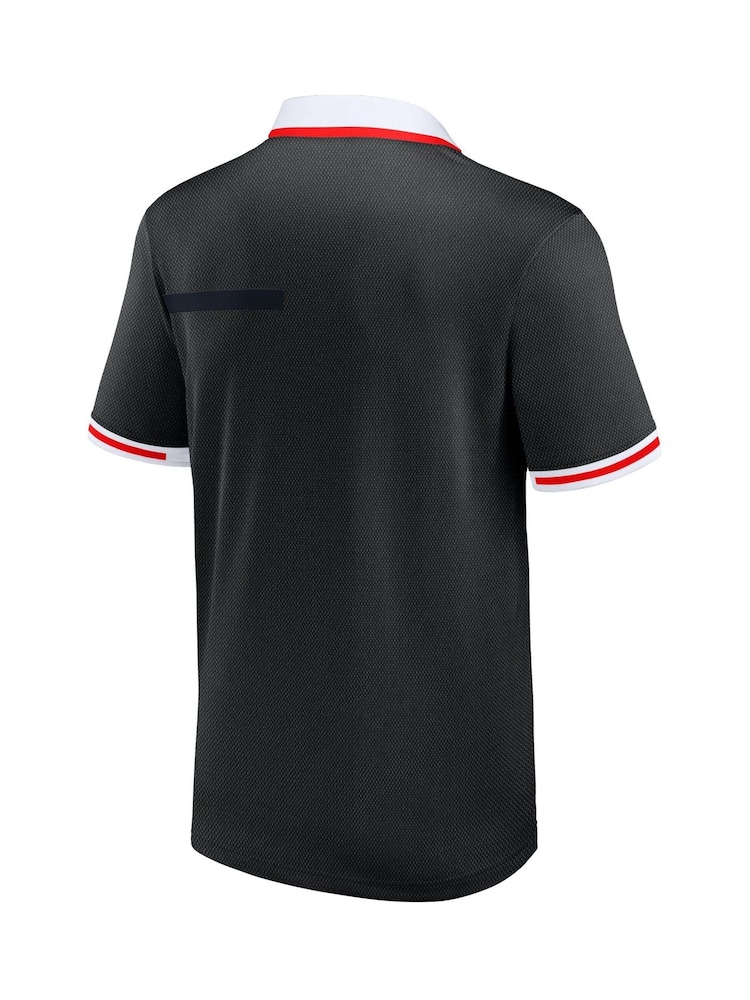 Fanatics F1 Formula 1 Iconic Black Polo Shirt - Image 2 of 2