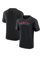 Fanatics F1 Formula 1 Logo 100% Cotton Black T-Shirt - Image 1 of 2