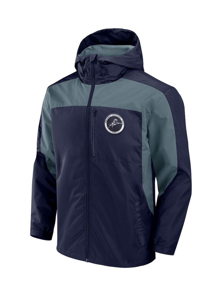 Fanatics Blue Millwall Shower Jacket - Image 3 of 3
