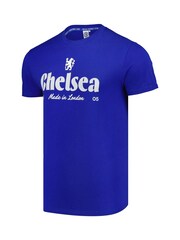 Fanatics Blue Chelsea Made In London Graphic Print 100% Cotton T-Shirt - Image 2 of 3