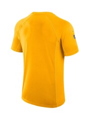 Fanatics Yellow NHL Nashville Predators Authentic Pro Rink Tech Short Sleeve T-Shirt - Image 2 of 2