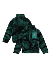 Fanatics Kids Green Hibernian Camo Teddy Fleece - Image 1 of 2