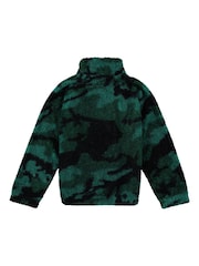 Fanatics Kids Green Hibernian Camo Teddy Fleece - Image 2 of 2