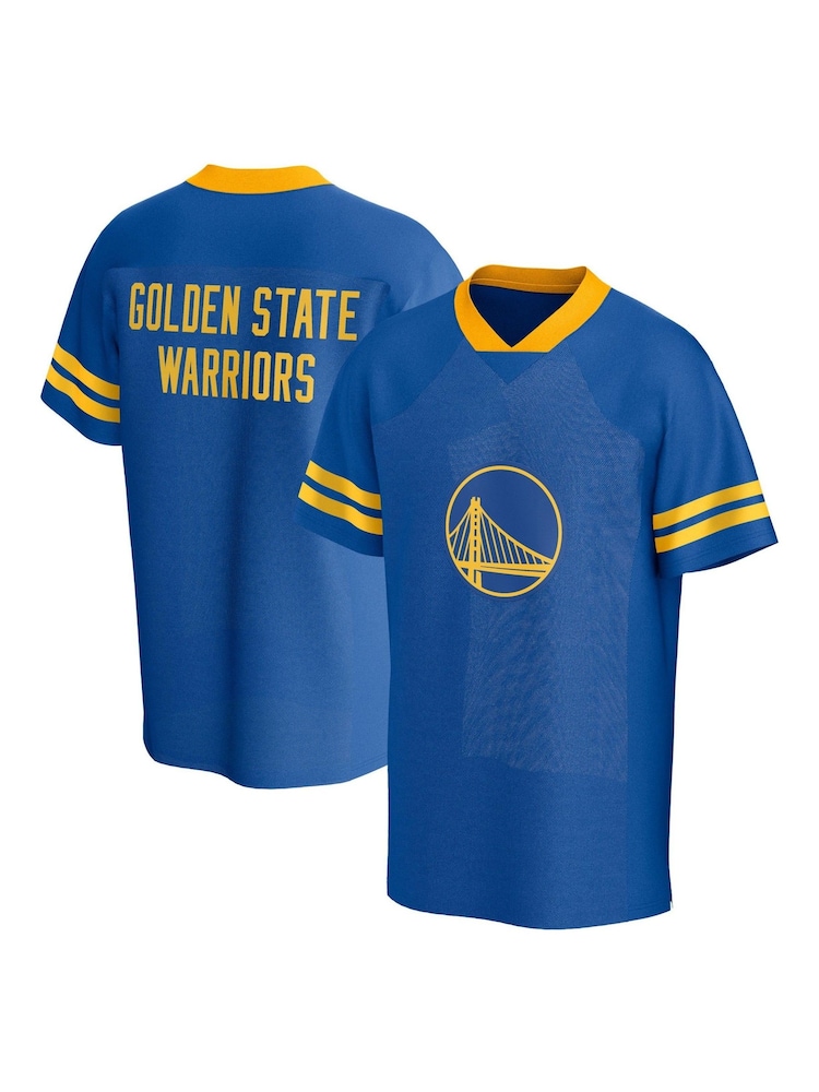 Fanatics Blue NBA Golden State Warriors Foundation American Football Fashion Top - Image 1 of 2