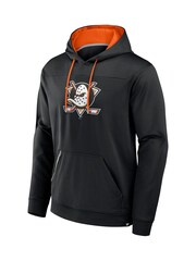 Fanatics Black NHL Anaheim Ducks Defender Pullover Hoodie - Image 2 of 3