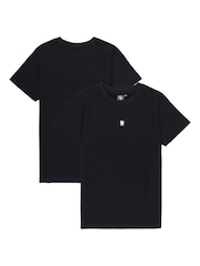 Fanatics Chelsea Panel 100% Cotton Detail Black T-Shirt - Image 1 of 3