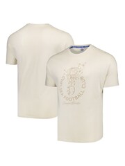 Fanatics Cream Chelsea Rose & Ball Graphic 100% Cotton T-Shirt - Obraz 1 z 1