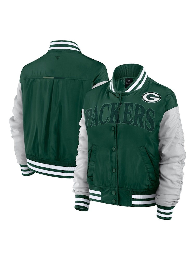 Fanatics Womens NFL Green Bay Packers Elements Poly Jacket - Image 1 of 2