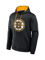 Fanatics Black NHL Boston Bruins Defender Pullover Hoodie - Image 1 of 3