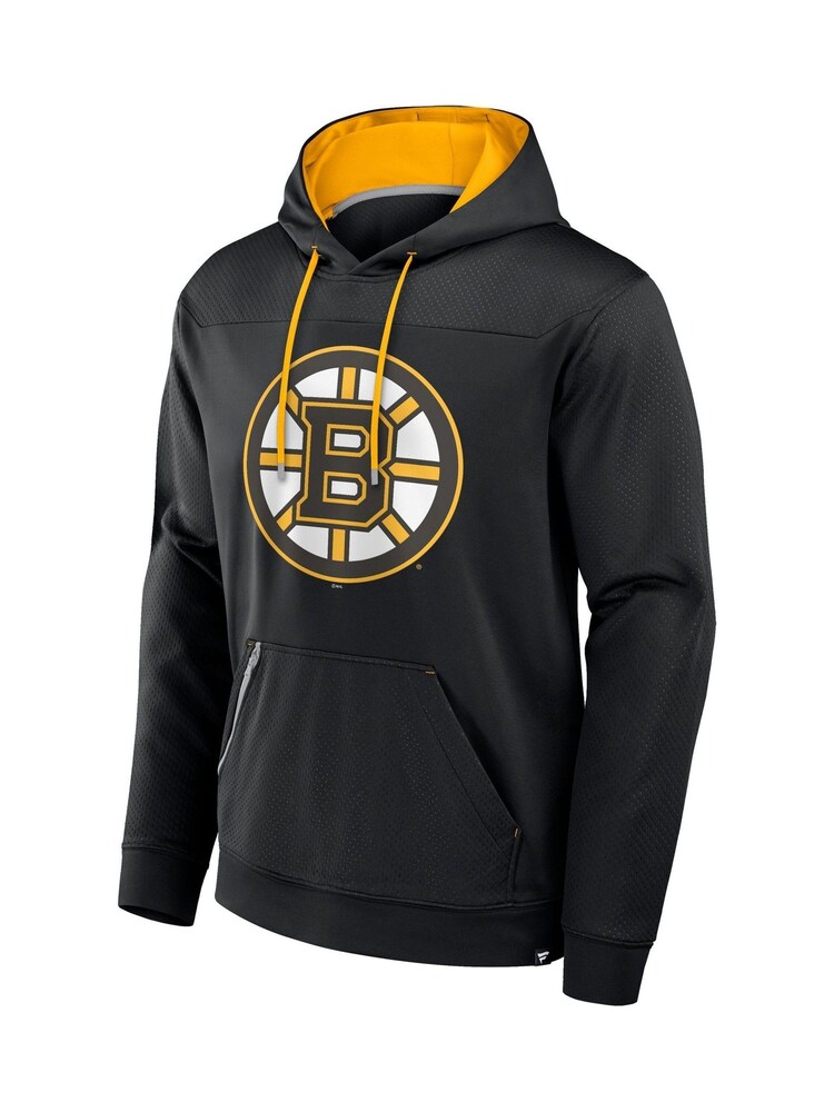 Fanatics Black NHL Boston Bruins Defender Pullover Hoodie - Image 1 of 3