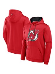 Fanatics Red NHL New Jersey Devils Defender Pullover Hoodie - Image 1 of 2