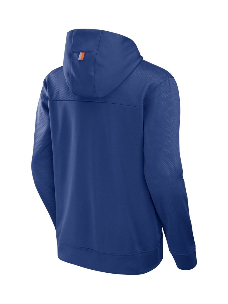 Fanatics Blue NHL Edmonton Oilers Defender Pullover Hoodie - Image 3 of 3