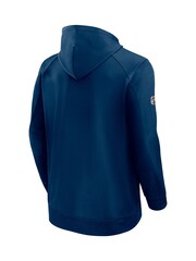Fanatics Blue NHL Seattle Kraken Authentic Pro Rink Poly Fleece Pullover Hoodie - Image 2 of 2
