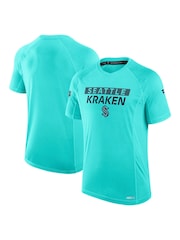 Fanatics Blue NHL Seattle Kraken Authentic Pro Rink Tech Short Sleeve T-Shirt - Image 1 of 2