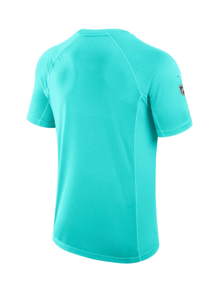 Fanatics Blue NHL Seattle Kraken Authentic Pro Rink Tech Short Sleeve T-Shirt - Image 2 of 2