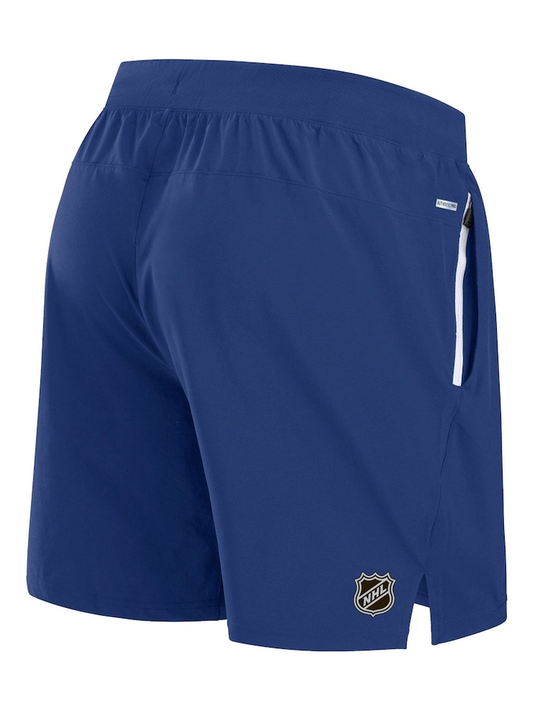 Fanatics Blue NHL Toronto Maple Leafs Authentic Pro Rink Performance Shorts - Image 2 of 2