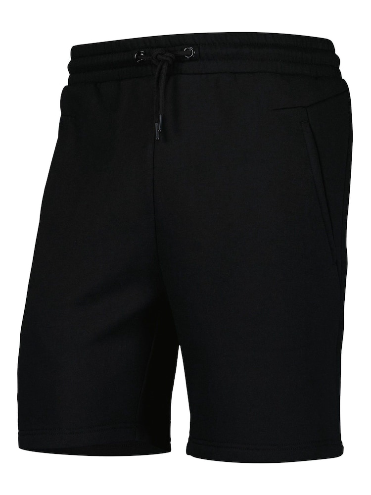 Fanatics Chelsea Panel Detail Black Shorts - Image 2 of 3