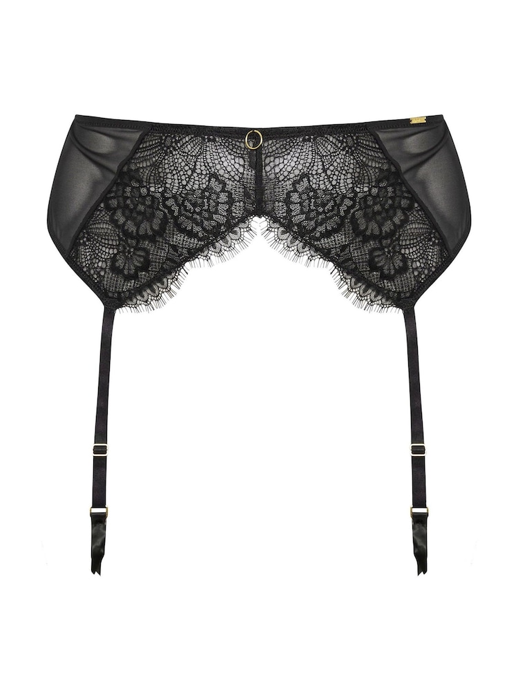 eyelash lace garter belt Buy Yours Curve Black Eyelash Lace Suspender Belt from Next Germany