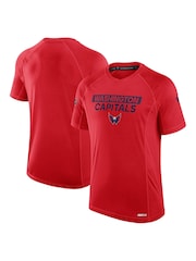 Fanatics Red NHL Washington Capitals Authentic Pro Rink Tech Short Sleeve T-Shirt - Image 1 of 2