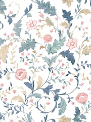 Laura Ashley Dusky Seaspray Litton A4 Wallpaper Sample - Image 3 of 4