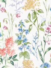 Laura Ashley Multi Elston Garden A4 Wallpaper Sample - Image 3 of 4