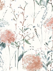 Laura Ashley Plaster Pink Pallington Bloom A4 Wallpaper Sample - Image 3 of 4