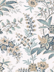 Laura Ashley Pale Linen Marlbrook A4 Wallpaper Sample - Image 3 of 4