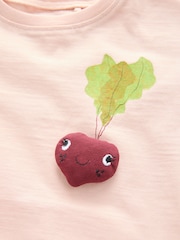 Pink Beetroot Short Sleeve T-Shirt and Leggings Set (3mths-7yrs) - Image 7 of 9