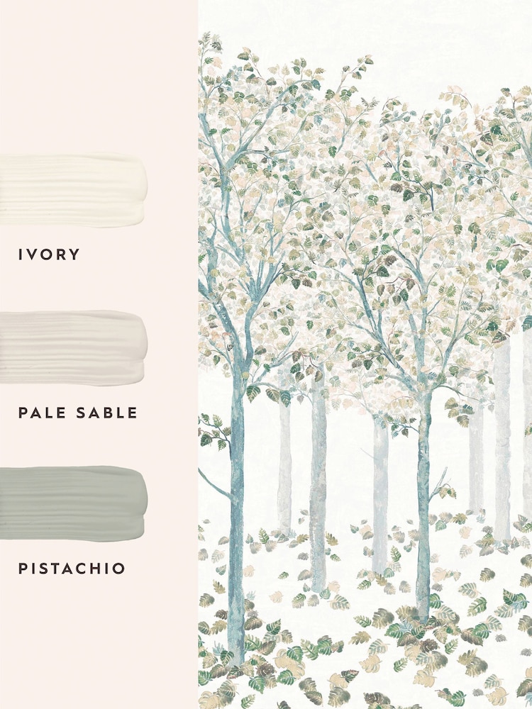 Laura Ashley Natural Ashurst Natural A4 Wallpaper Sample - Image 2 of 2