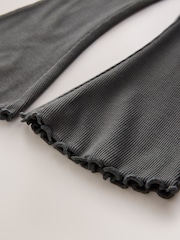 Black/White Bows Long Sleeve Blouse and Leggings Set (3mths-7yrs) - Image 9 of 9