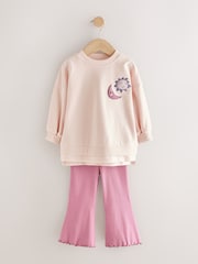 Rosa con estrellas - Long Sleeve Top and Flare Set (3mths-7yrs) - Imagen 5 de 8