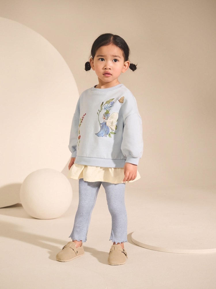 Blue Fairy Long Sleeve Top and Leggings Set (3mths-7yrs) - Image 1 of 6 Blue Fairy Long Sleeve Top and Leggings Set (3mths-7yrs) - Image 1 of 6